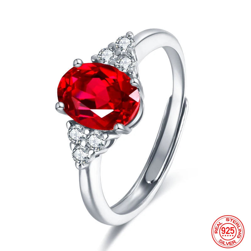 “925 Silver Sapphire Ring”