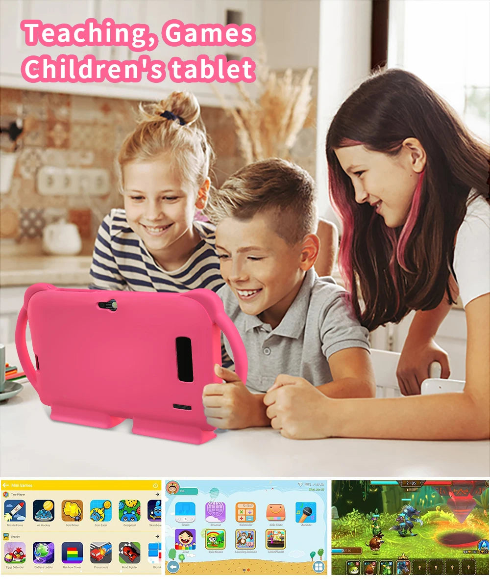 2025 New 7" Kids Tablet – Android 13, Dual Camera, 5G WiFi