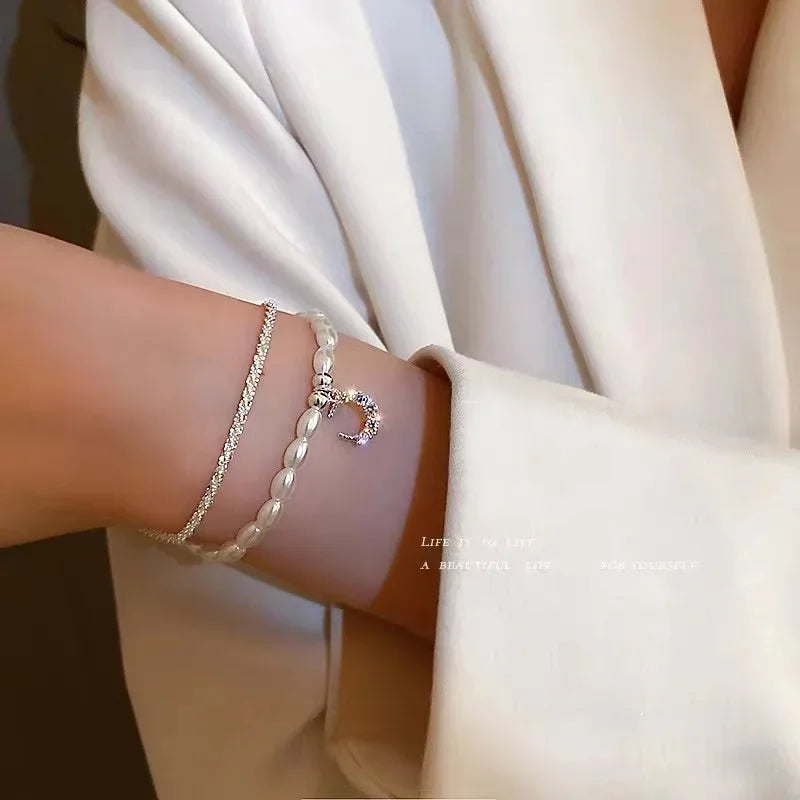 “Gold Stainless Steel Star Bracelet”