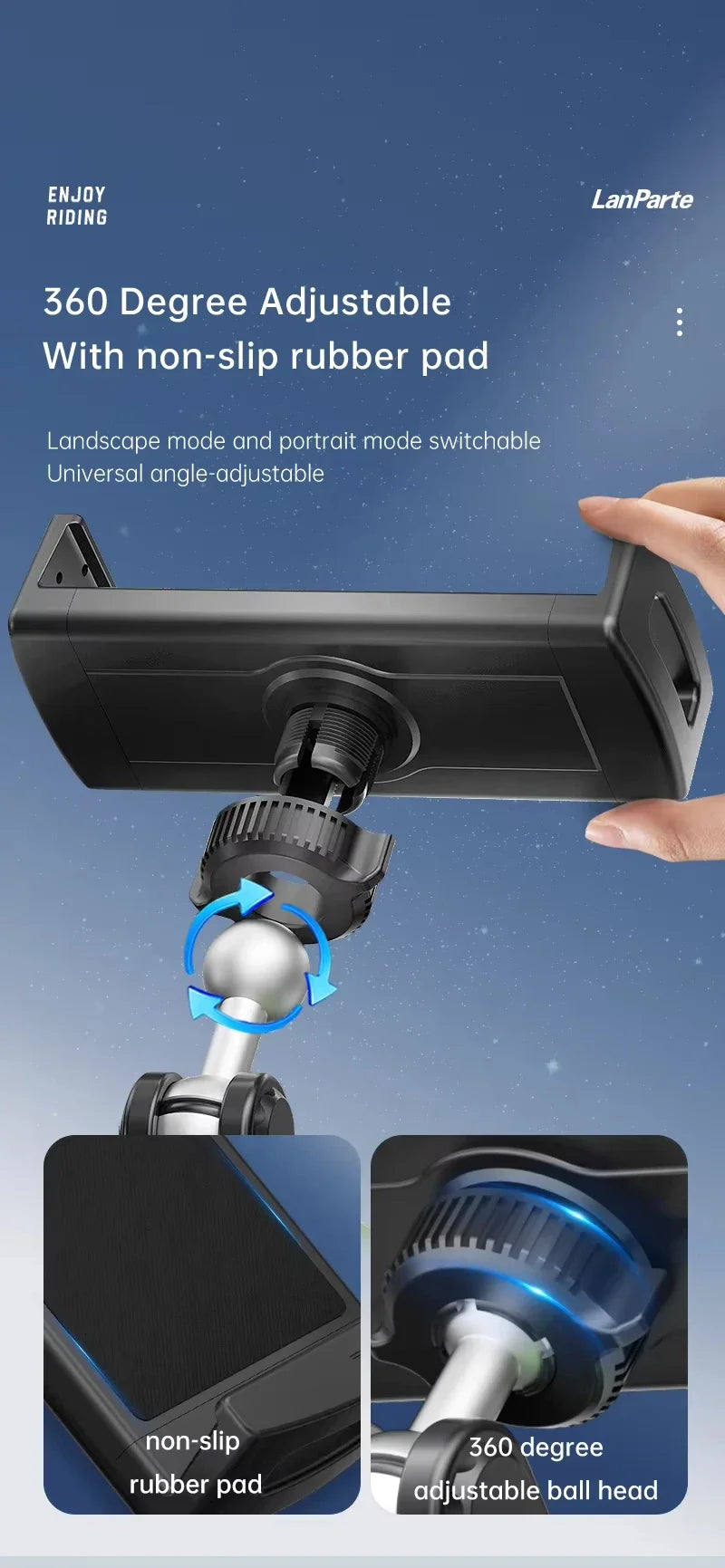 360° Rotatable Suction Mount