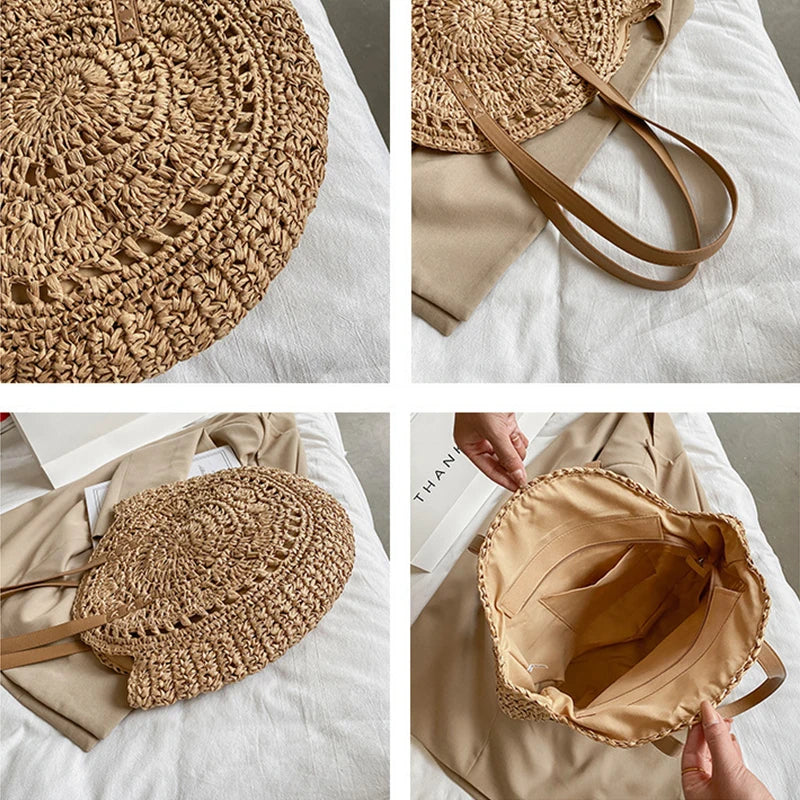 Handmade Woven Beach Tote