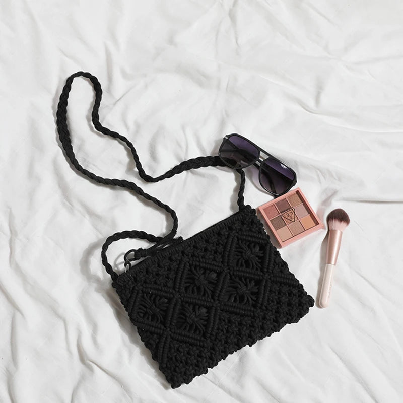Straw Woven Crossbody Bag