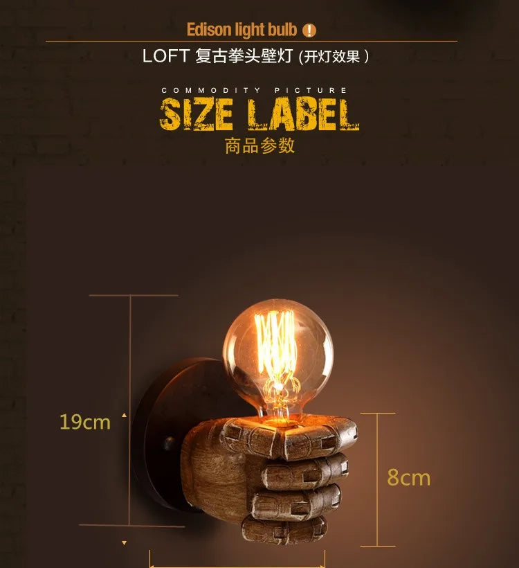 Unique Indoor Wall Fixture for Home, Bar & Restaurant Decor