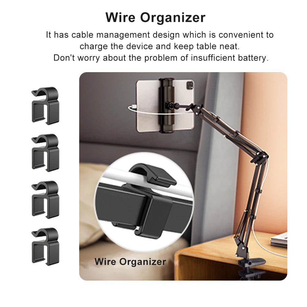 Rotatable Bed Tablet Stand