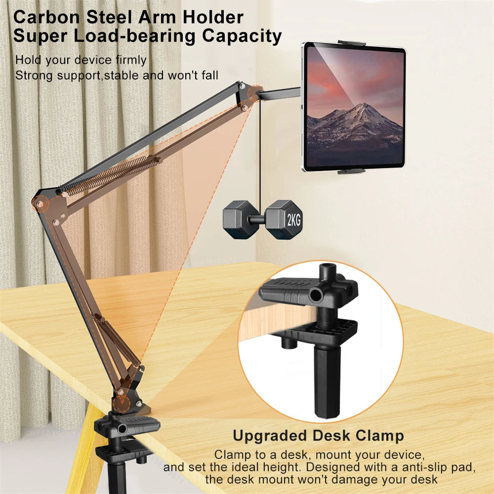 Rotatable Bed Tablet Stand