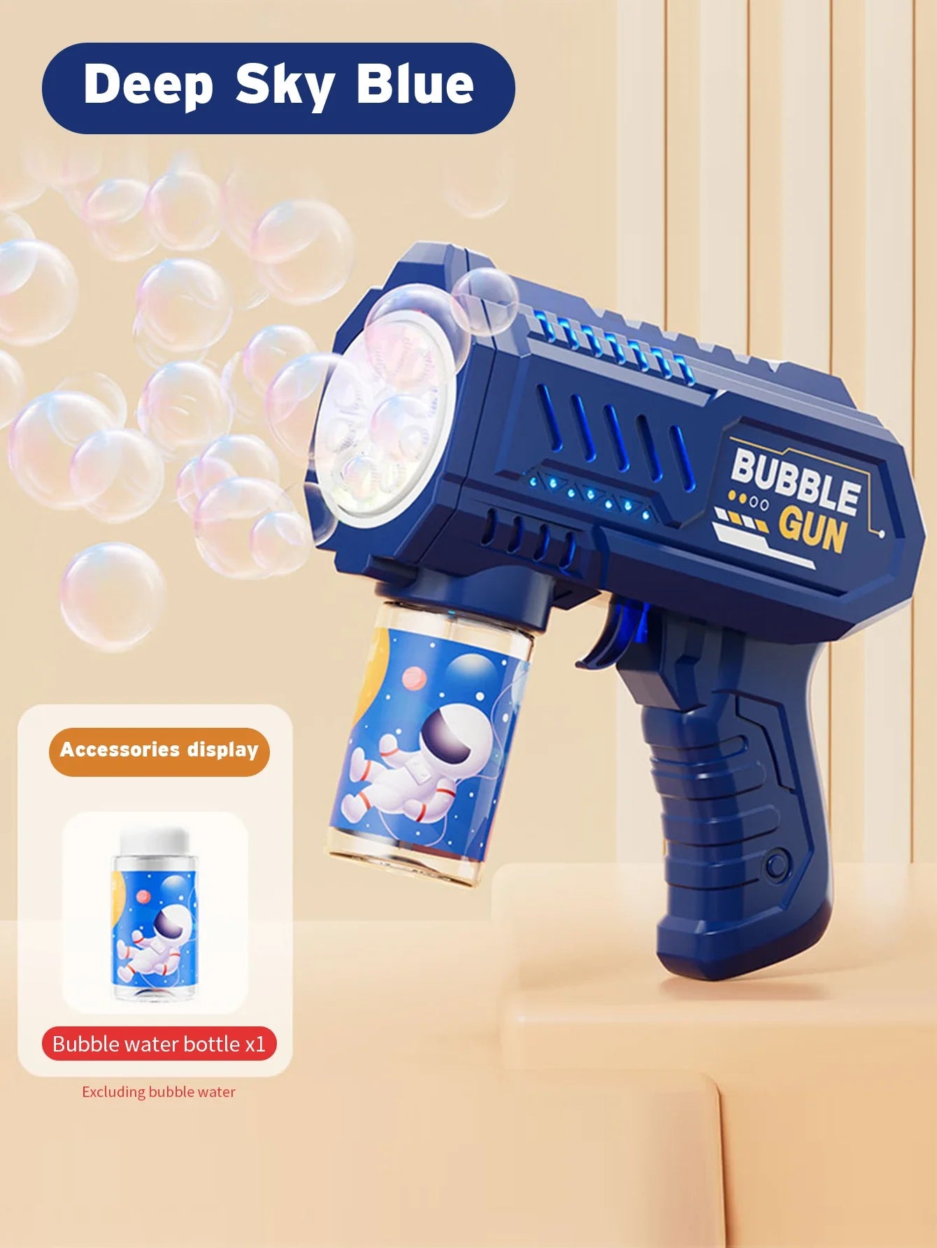Automatic Bubble Gun – Rocket Bubble Machine for Kids