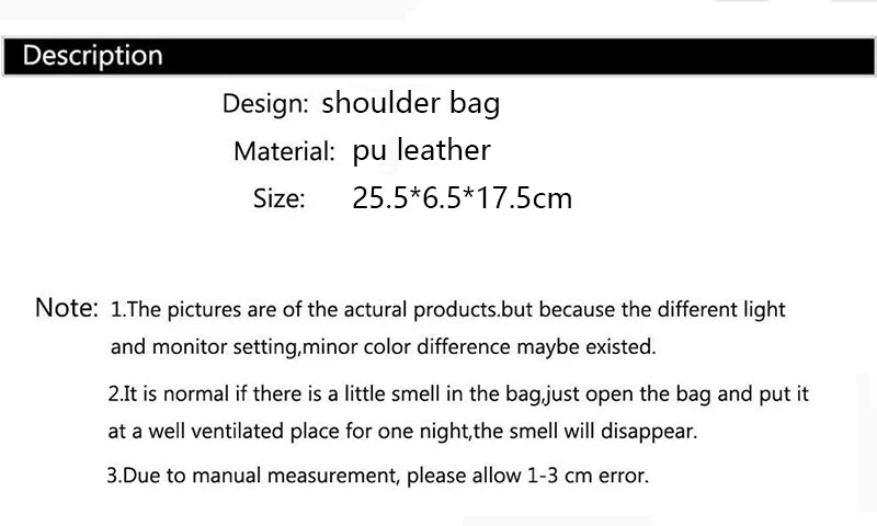 Luxury Underarm Shoulder Bag
