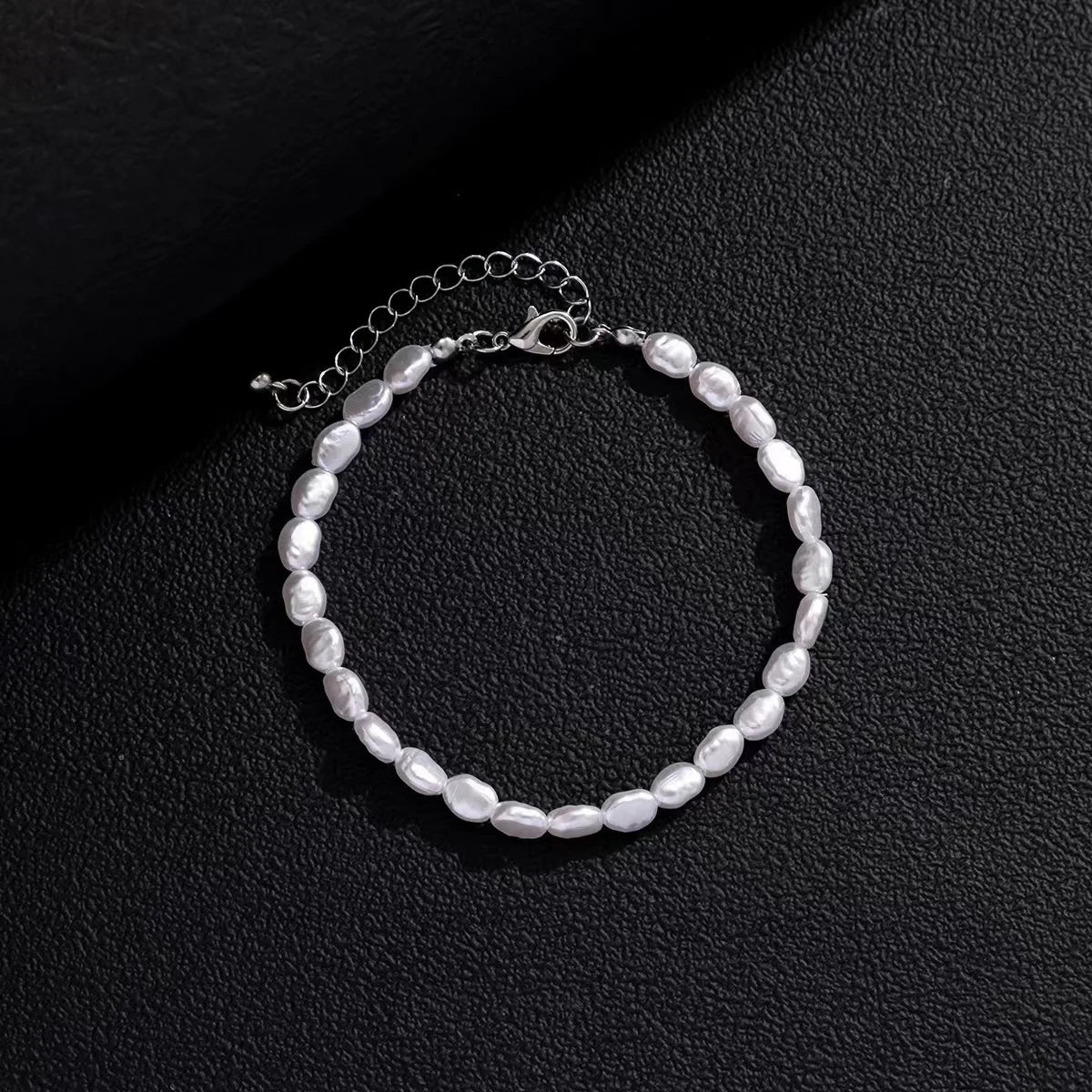 Baroque Pearl Beaded Bracelet – Unisex Style"