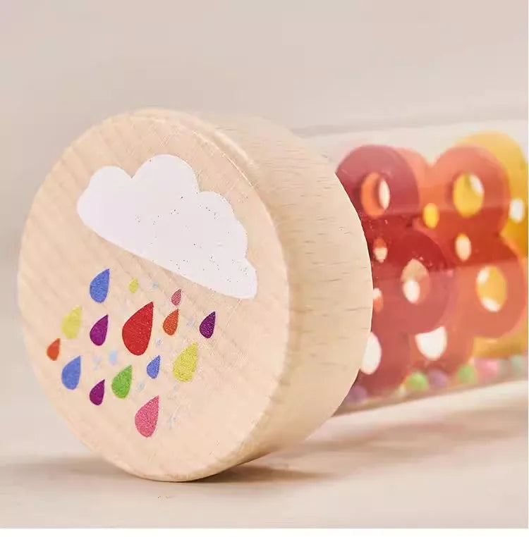 Baby Wooden Rainmaker Toy – Soothing Rain Sound