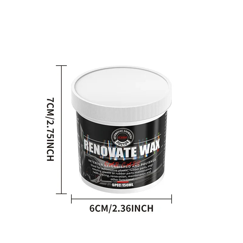 Black Effect Car Polishing Paste – Bumper Repair