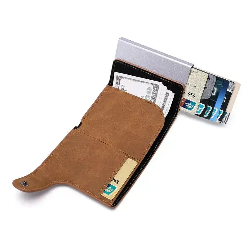 Anti-Theft Metal Business Card Box & Credit Card Holder