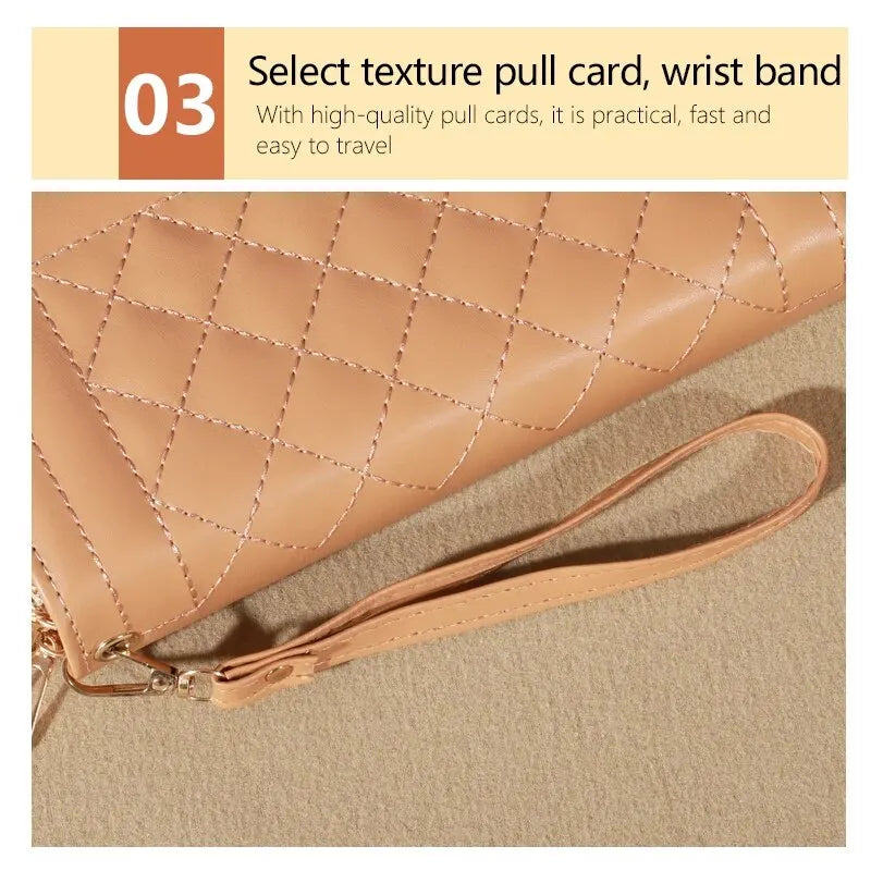Luxury Women’s Clutch Purse – Card, Coin & Phone Holder