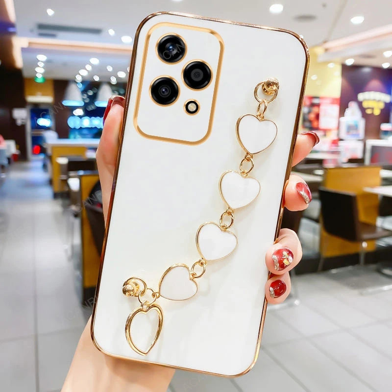 Realme 12/13 Pro Plus Heart Bracelet Case
