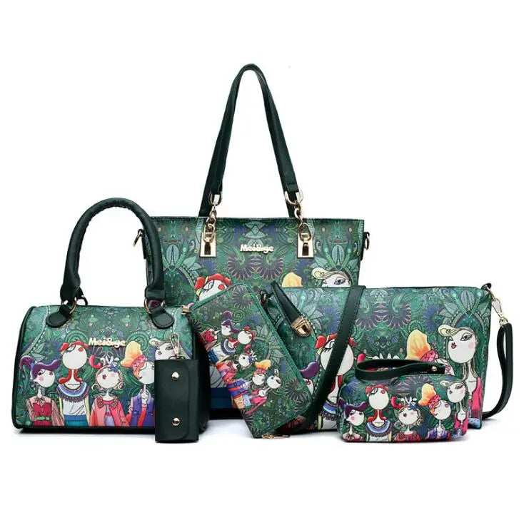 6-Piece Forest Tote Set