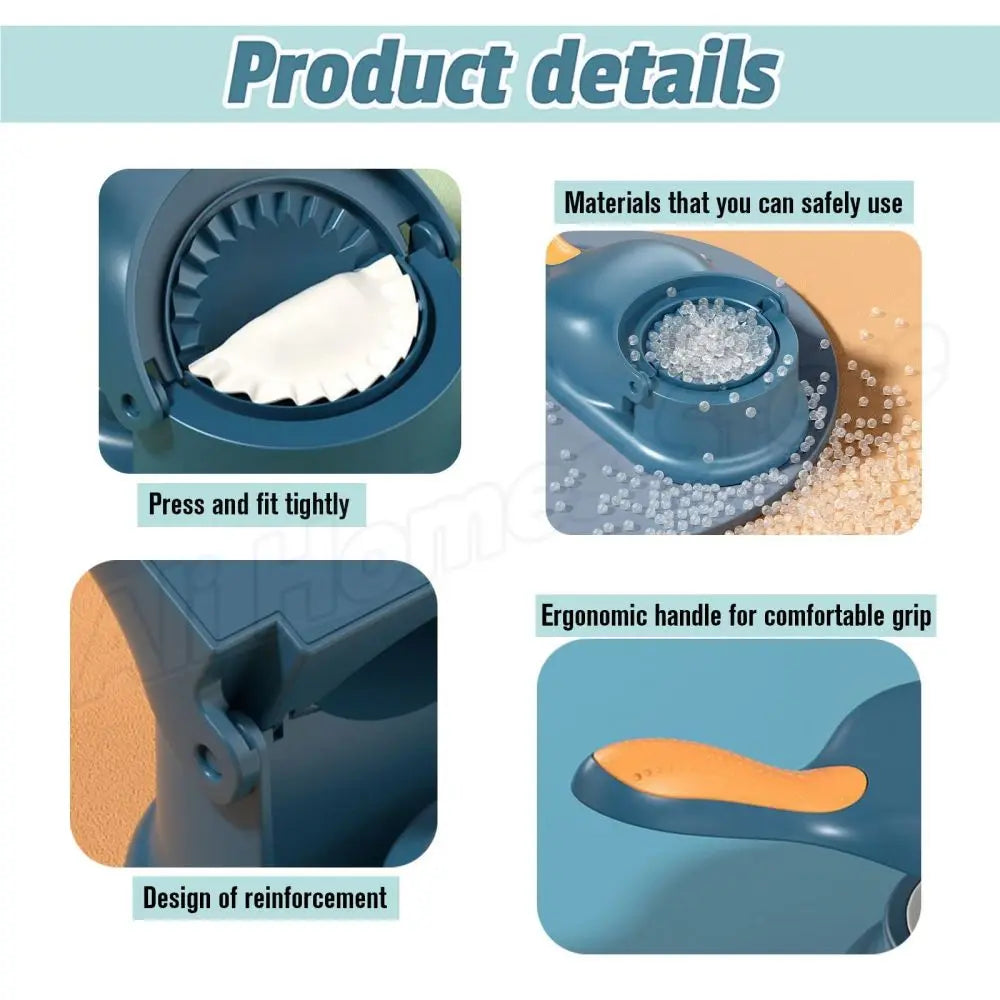 2-in-1 Dumpling & Momo Molding Machine – DIY Manual Press.