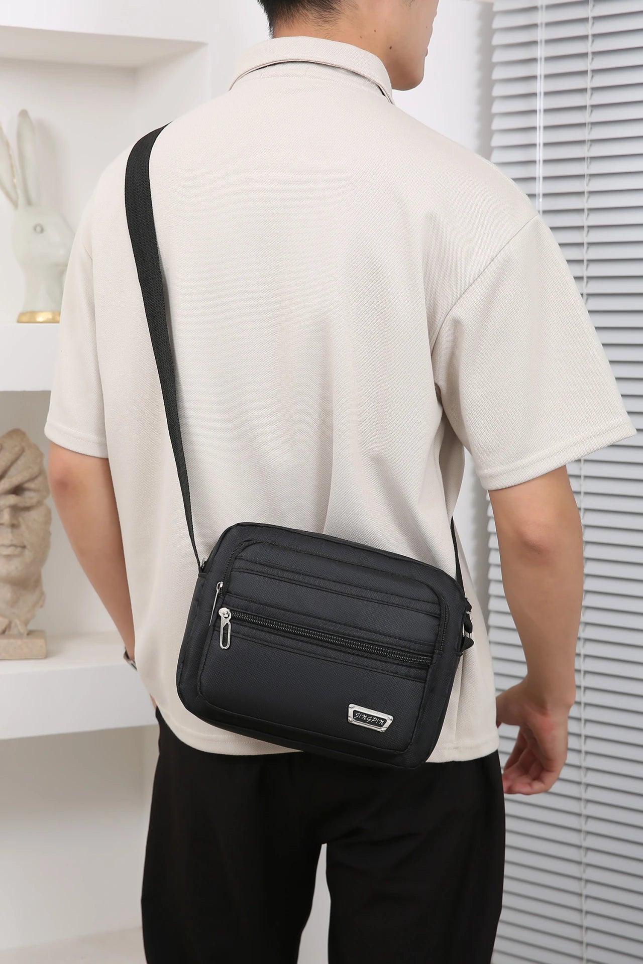 Large Capacity Men’s Waterproof Shoulder Backpack