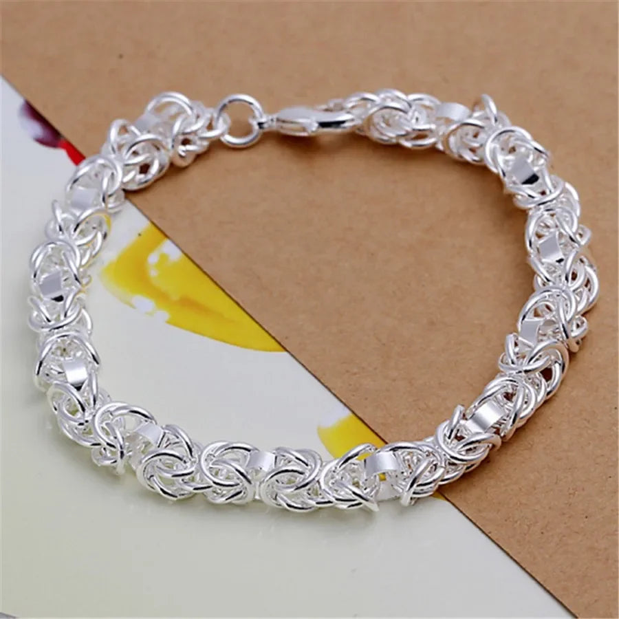 925 Sterling Silver Chain Bracelet