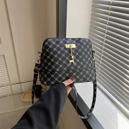 PU Leather Deer Pendant Bag