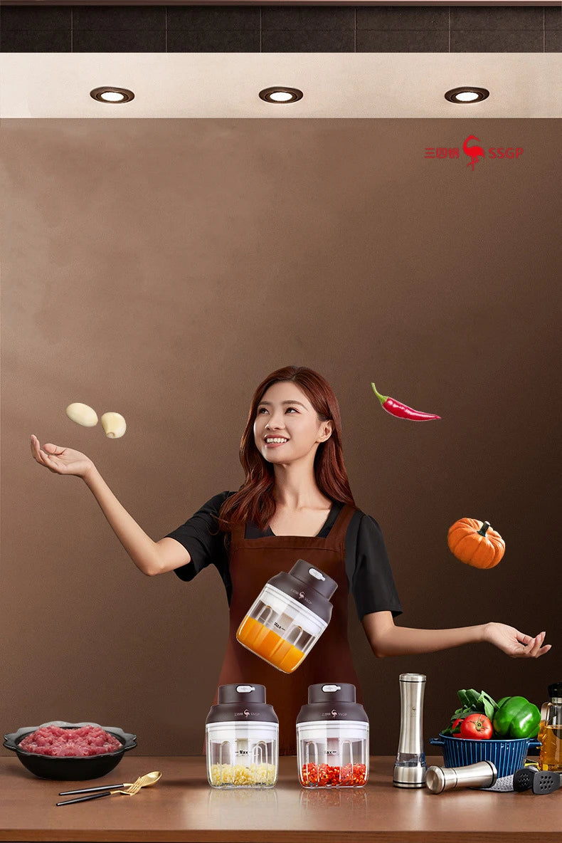 Premium Electric Garlic Masher