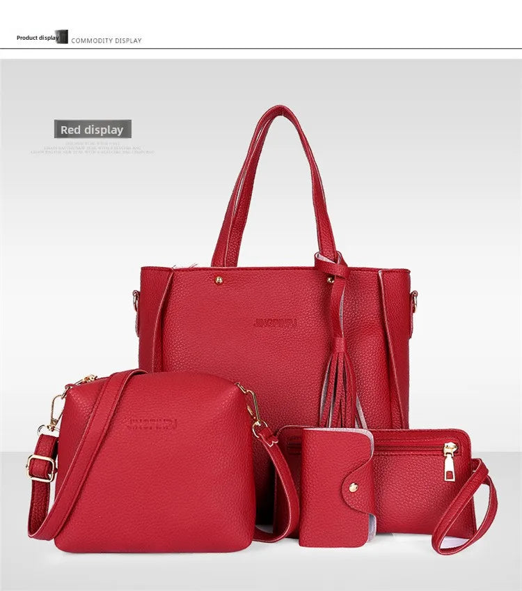 Stylish Solid PU Crossbody & Shoulder Bags for Women