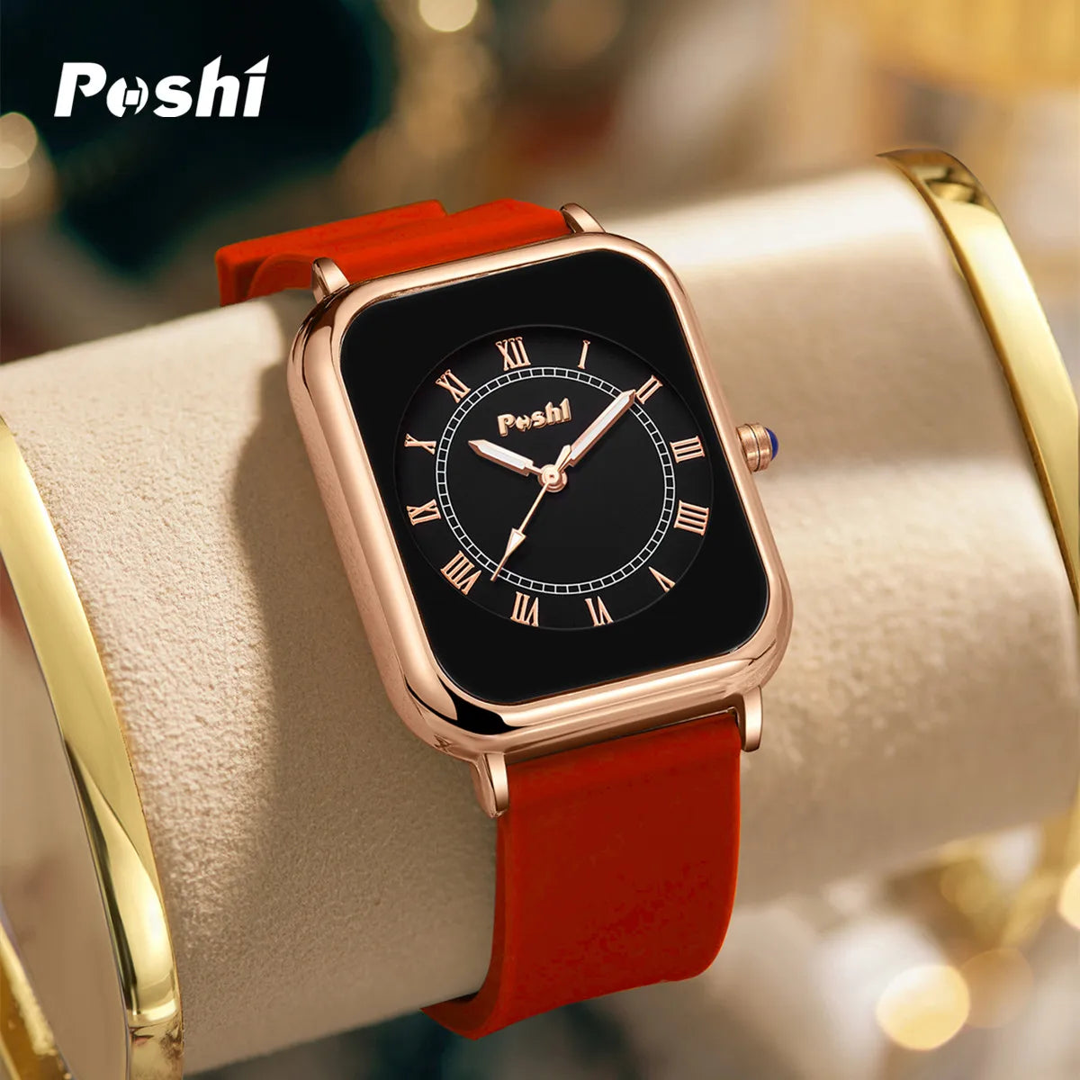 POSHI Fashion Women's Silicone Quartz Watch