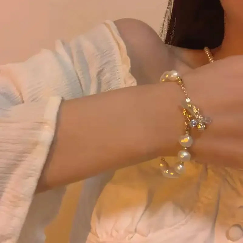 “Gold Stainless Steel Star Bracelet”