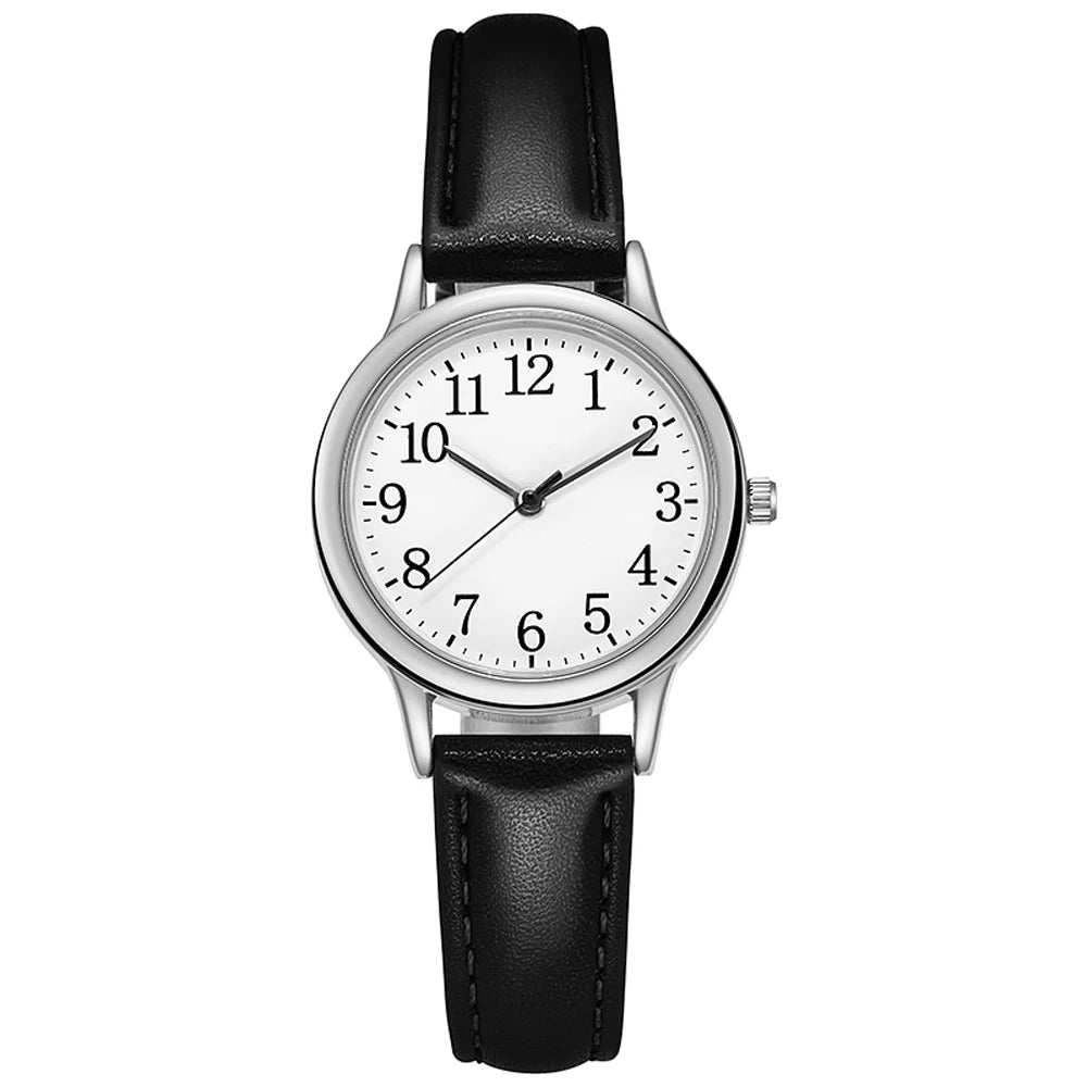 Women’s Fashion Quartz Watch – Easy Read, PU Strap