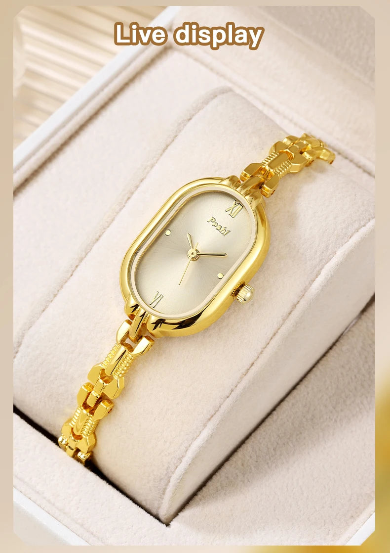 POSHI Women's Luxury Quartz Bracelet Watch