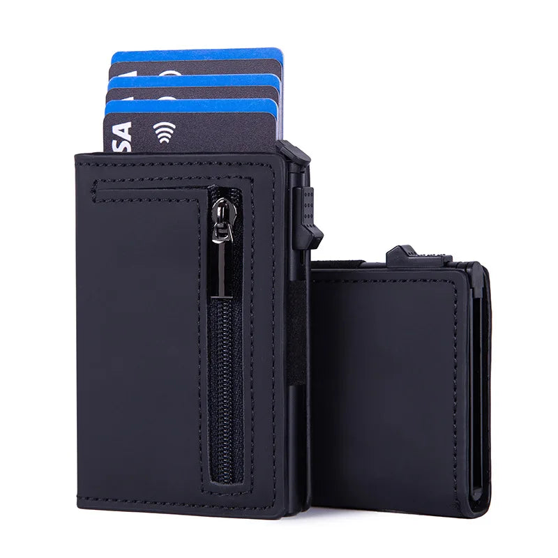 Luxury Leather Credit Card Holder & Bank Card Case