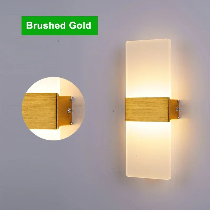 LED Wall Sconce – Modern Light for Bedroom & Corridor