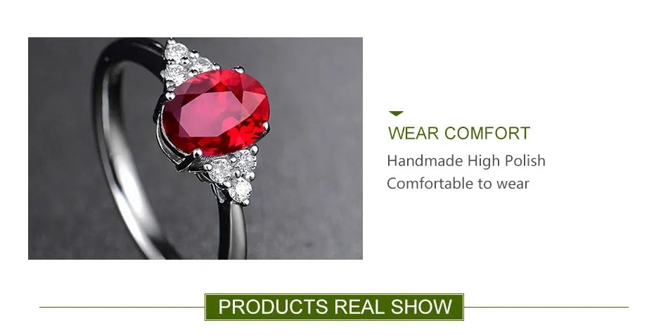 ZDADAN 925 Silver Sapphire Ring