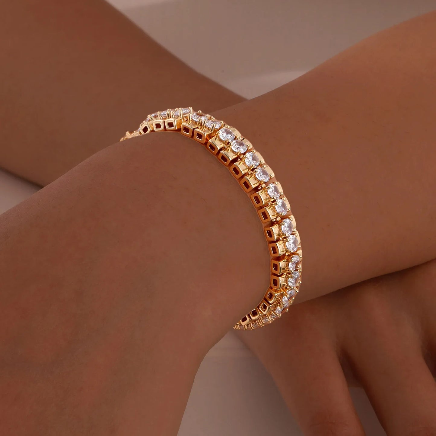 “Gold-Plated Adjustable Bracelet – Stackable Gift”