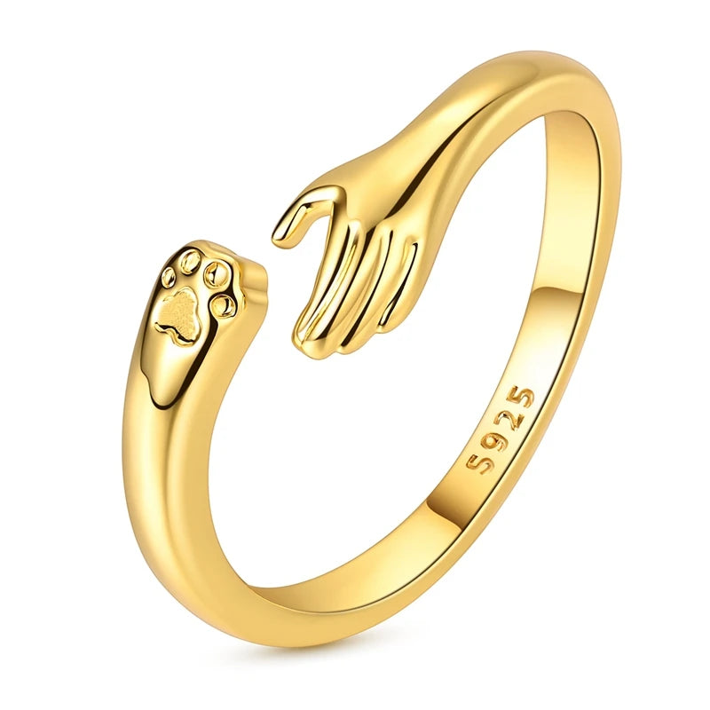 925 Silver Infinite Love Star Moon Ring – Zircon Gift"