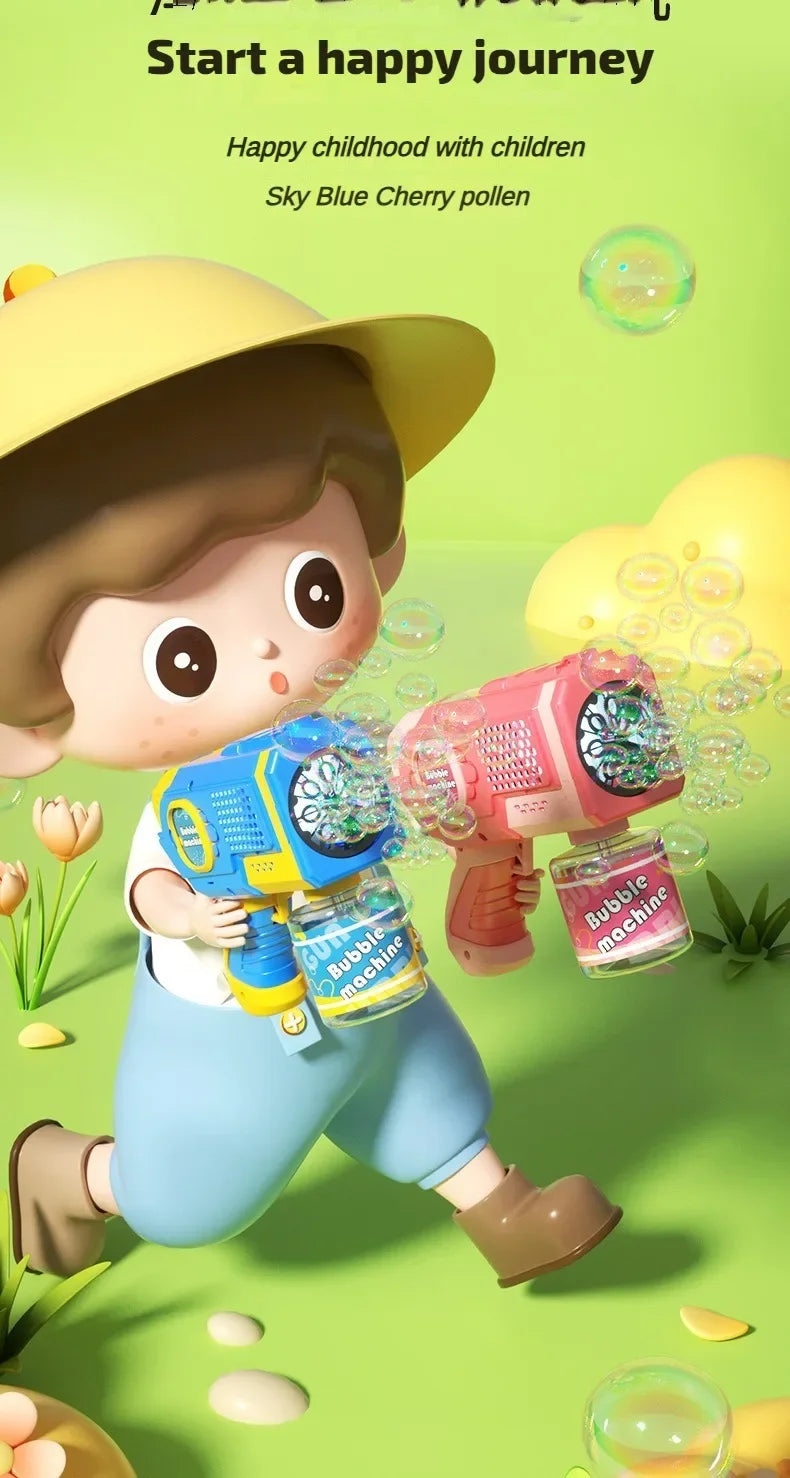 Electric Bubble Gun – Fun Outdoor Toy for Kids