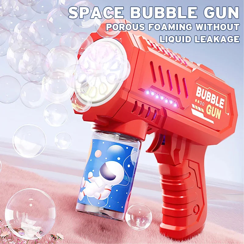 Automatic Bubble Gun – Rocket Bubble Machine for Kids