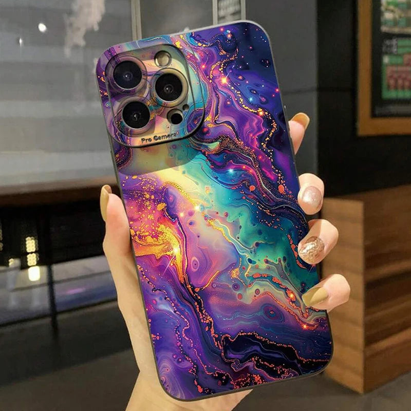 Amber Starry Sky Protective Cover – iPhone