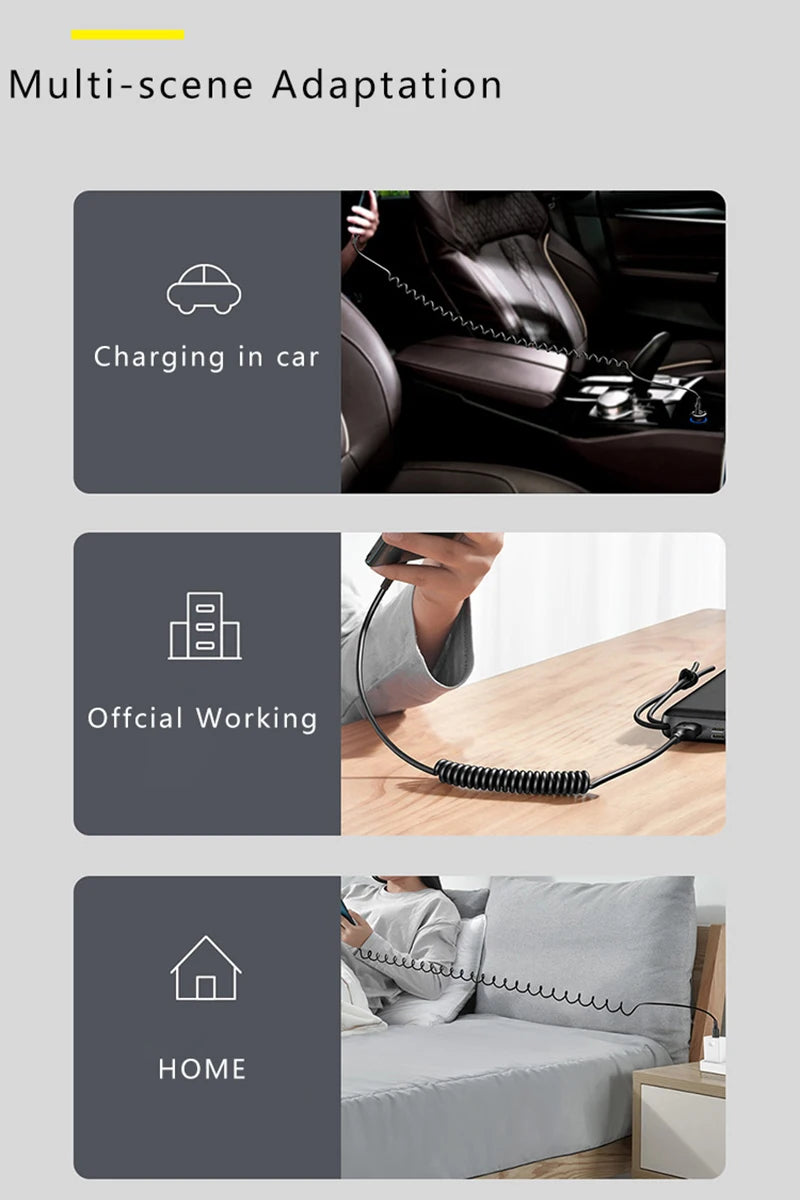 Retractable Charge Cable