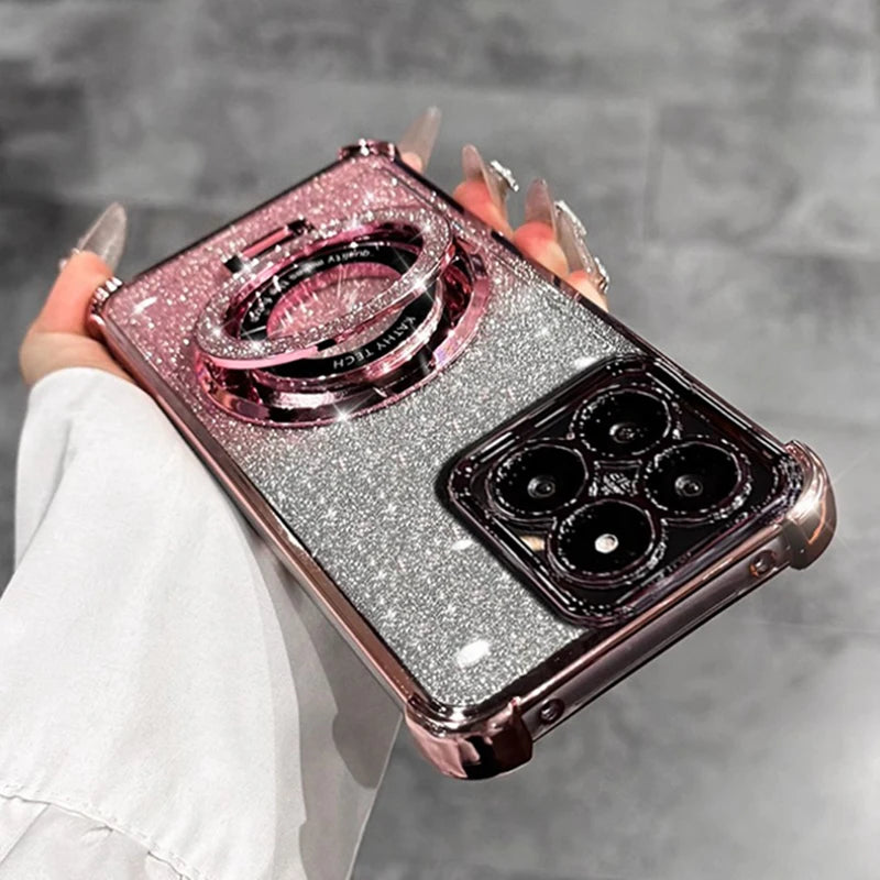 Luxury Glitter Bracket Cover – Xiaomi Redm