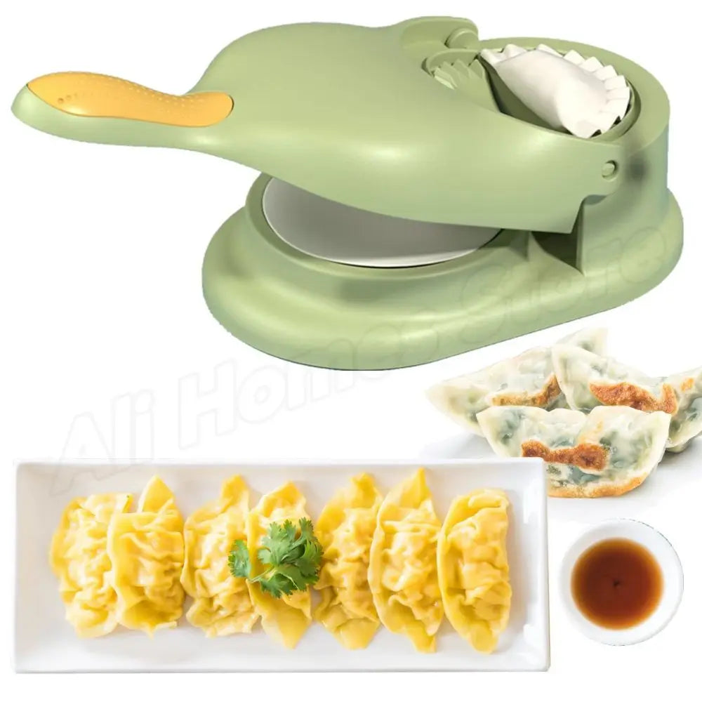 2-in-1 Dumpling & Momo Molding Machine – DIY Manual Press.
