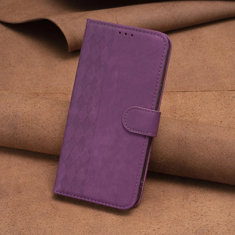 Luxury Magnetic Leather Wallet Cover – OPPO