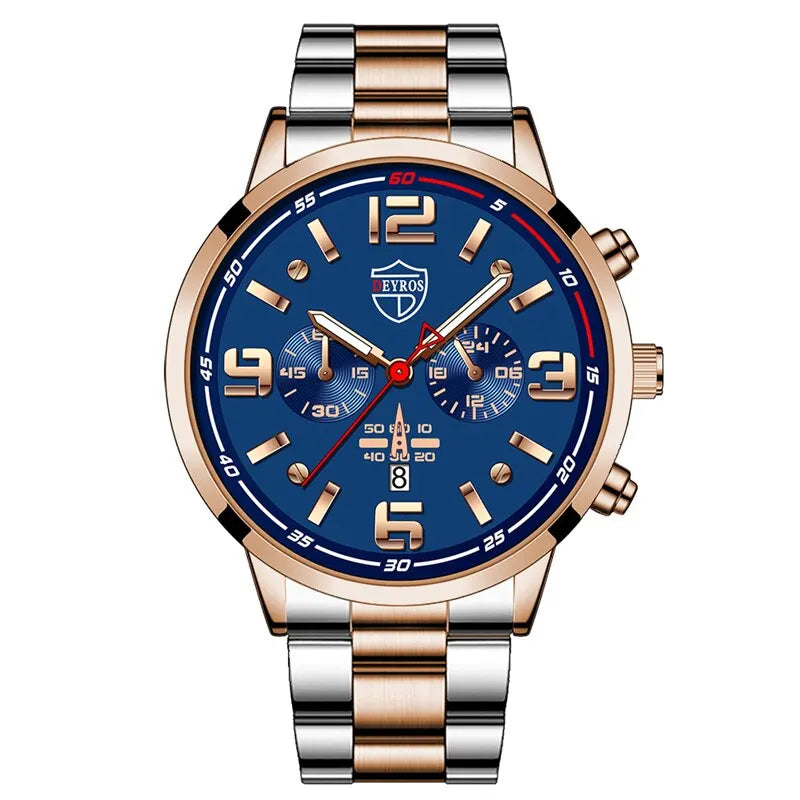 Men's Stainless Steel Business Watch