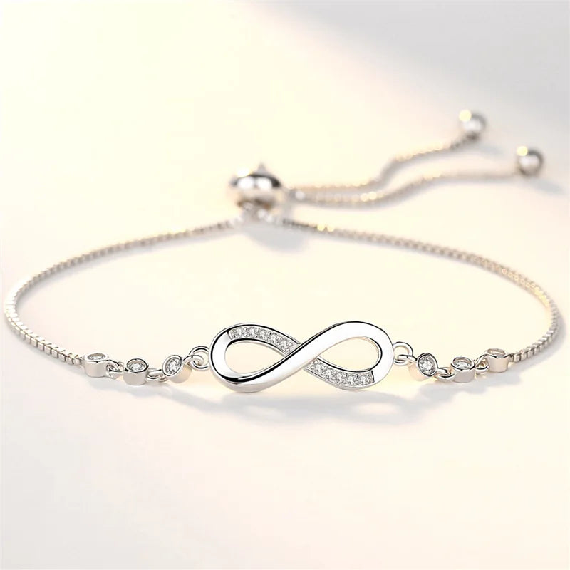 925 Silver Crystal Luxury Bracelet for Women”