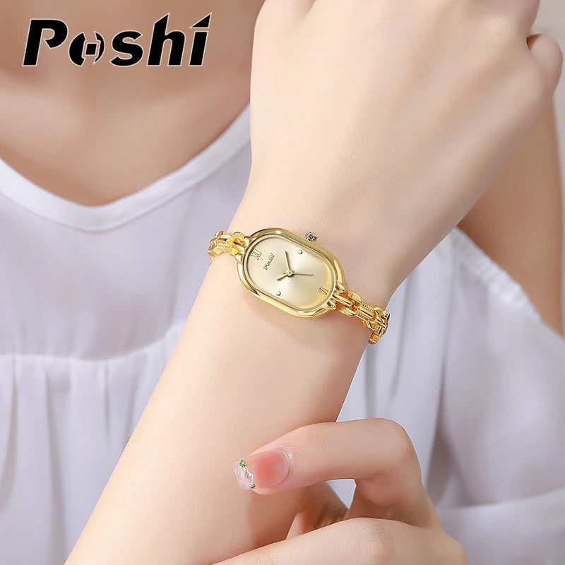 POSHI Women's Luxury Quartz Bracelet Watch
