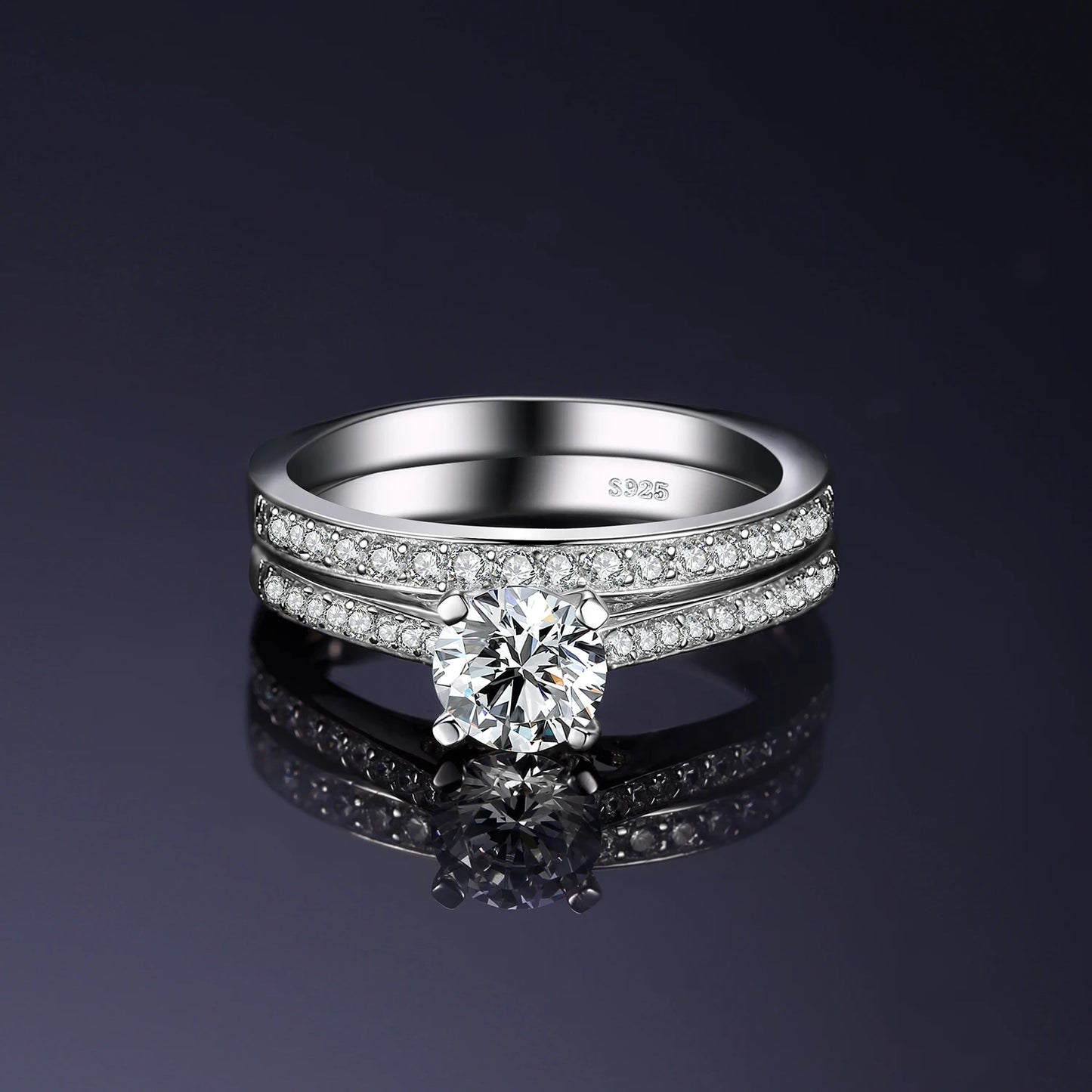 925 Silver Infinity CZ Ring Se