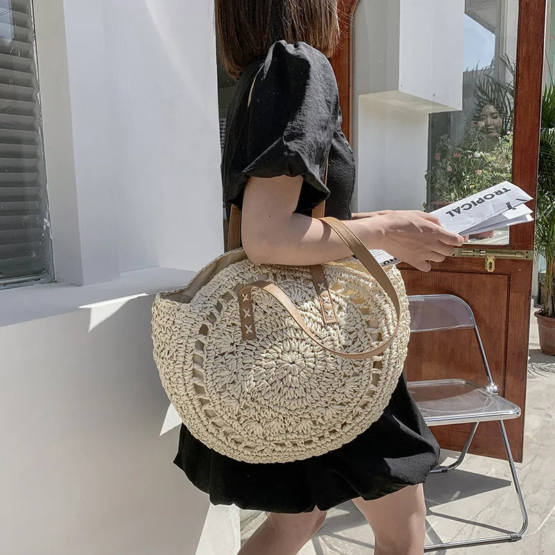 Handmade Woven Beach Tote