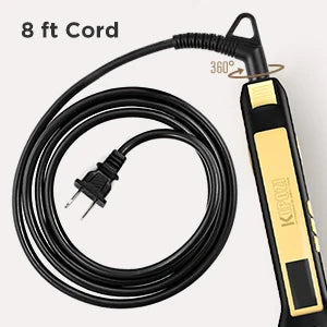 KIPOZI Titanium Flat Iron – Professional LCD Hair Straightener