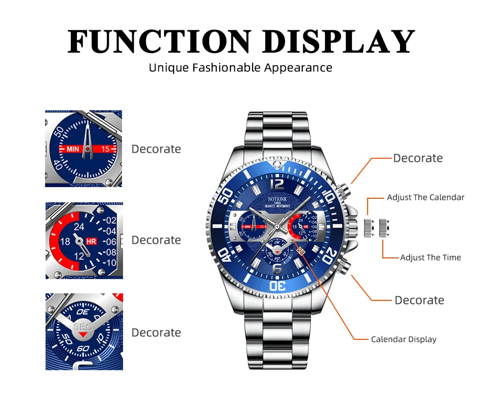 Men's Luxury Sports Quartz Watch