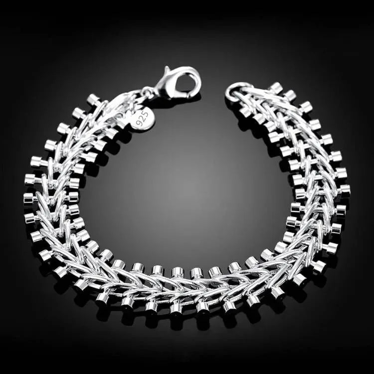 925 Sterling Silver Chain Bracelet