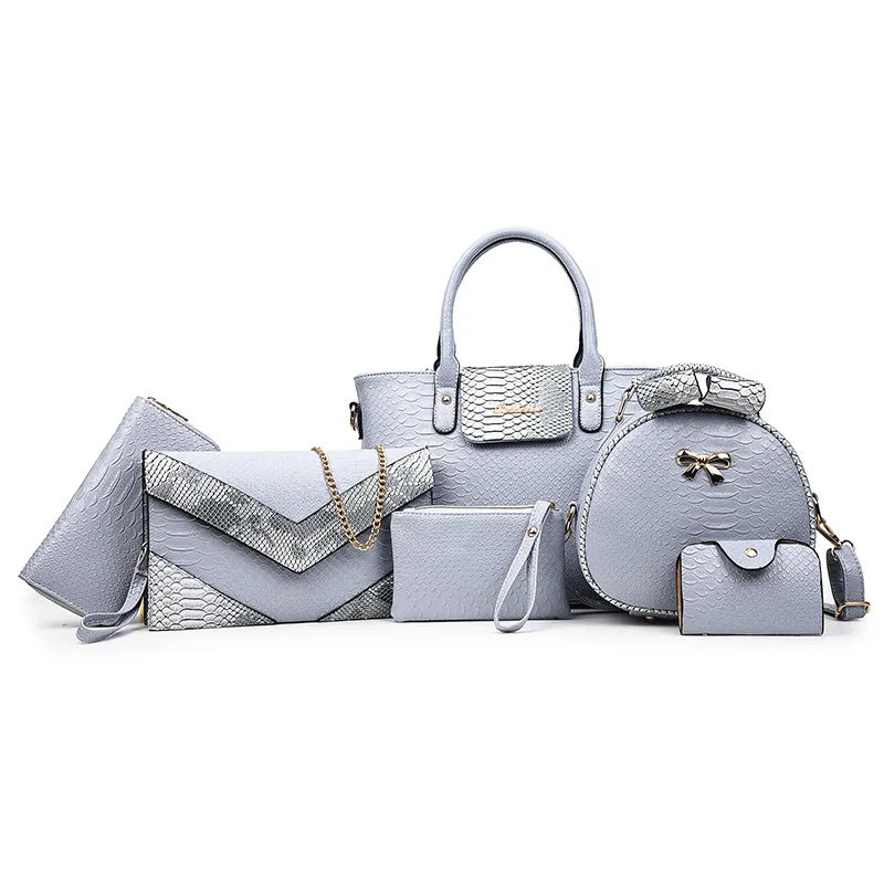 Luxury 6-Piece Handbag Set