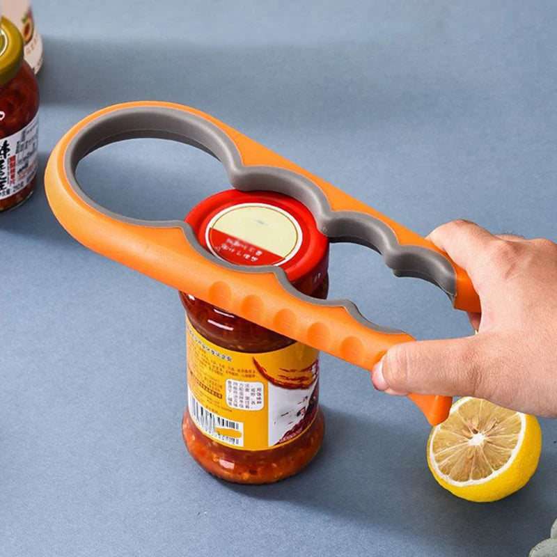 Jar Gripper, Lid & Can Opener – Handy Kitchen Essential